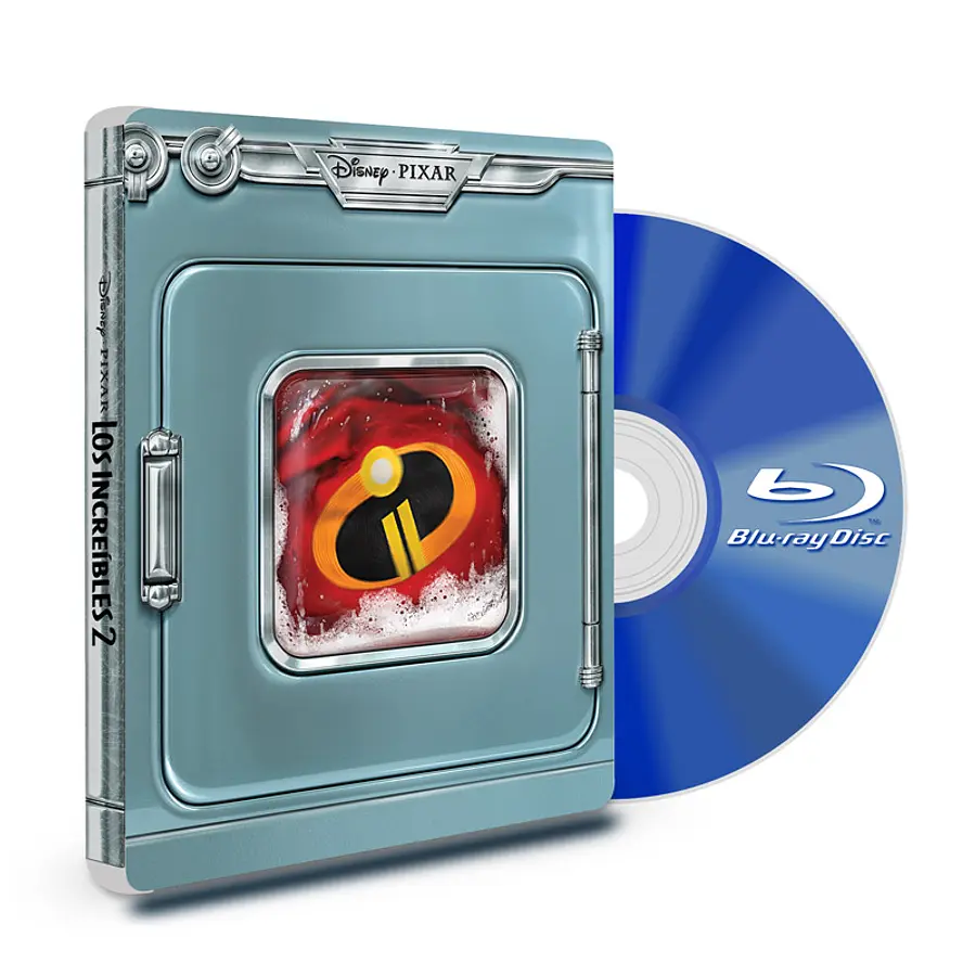 BLU-RAY+DVD LOS INCREÍBLES 2 STEEL BOOK